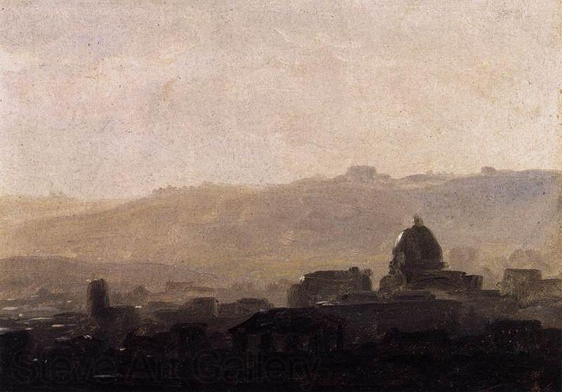 Pierre-Henri de Valenciennes View of Rome in the Morning Spain oil painting art